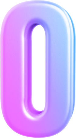 3d number 0